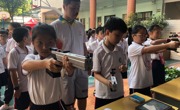 潮州市光电射击协会、湘桥区振德街小学联合举办光电射击进校园科普体验活动