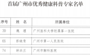 省药学会PSM药盾公益广东志愿者团队三位站长入选首届广州市优秀健康科普专家名单